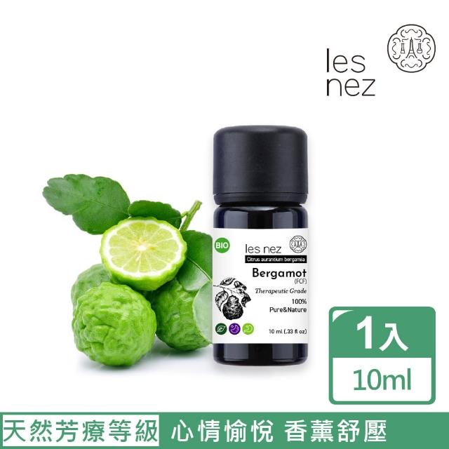 【Les nez 香鼻子】天然單方佛手柑純精油 10ML(天然芳療等級)