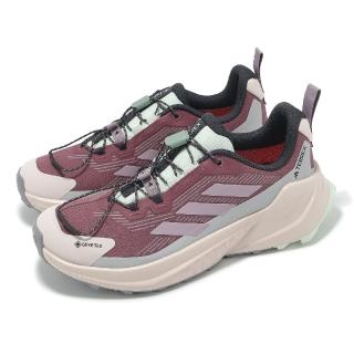 【adidas 愛迪達】越野跑鞋 Terrex Trailmaker 2 GTX SL W 女鞋 紫紅 防水 機能 愛迪達(JP5242)
