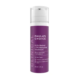 【Paulas Choice 寶拉珍選】0.3%A醇+2%補骨脂酚精華乳30ml