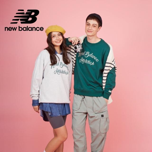 【NEW BALANCE】NB 刺繡文字長袖上衣_MT43583AHH_MT43583HEB_MT43583MHN(美版 版型偏大)