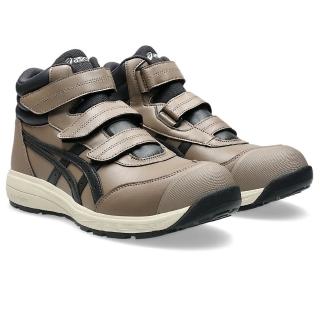 【asics 亞瑟士】1273A111-020(CP312 高筒 輕量 安全防護鞋 工作鞋 防護鞋 塑鋼頭 3E寬楦 咖啡色)