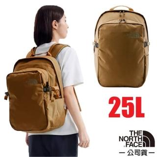 【The North Face】BTC DAYPACK 大容量日用通勤電腦揹包25L.休閒旅遊揹包.雙肩後揹包(8B1Z-5K2 拿鐵褐 DA)