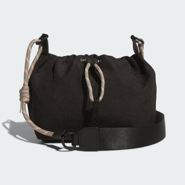 【adidas 愛迪達】Fav Small Bag 側背包 肩背 斜背 休閒 黑(JF0711)