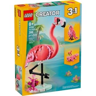 【LEGO 樂高】31170 創意大師三合一系列 - 野生動物：粉紅紅鶴