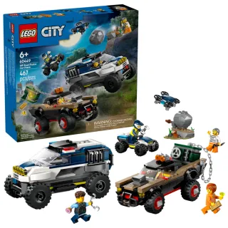 【LEGO 樂高】60449 城市系列 - 越野警車追逐戰