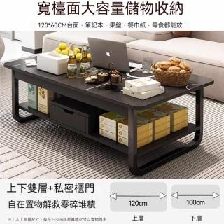 【YouPin】茶幾100CM客廳家用出租屋用沙發小桌子新款陽臺簡易茶桌(茶幾/邊幾/茶桌)
