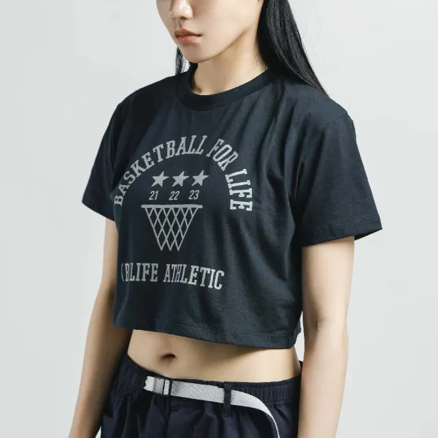 【臺北富邦勇士】B-Life 女版短T 深灰(B-Life)