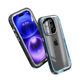 【Catalyst】iPhone16 Pro Max 6.9吋專用 IP68防水軍規防震防泥超強保護殼-透黑(3顆鏡頭)