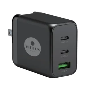 【SPOT ON】65W GaN氮化鎵PD+QC3.0三孔2C1A快充充電器/筆電快充(支援MAC/iPhone)