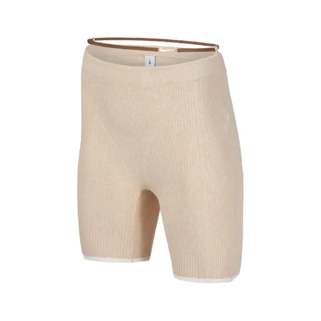 【NIKE 耐吉】Nike x Jacquemus Shorts 女款 短褲 米色 合身 DN3219-219