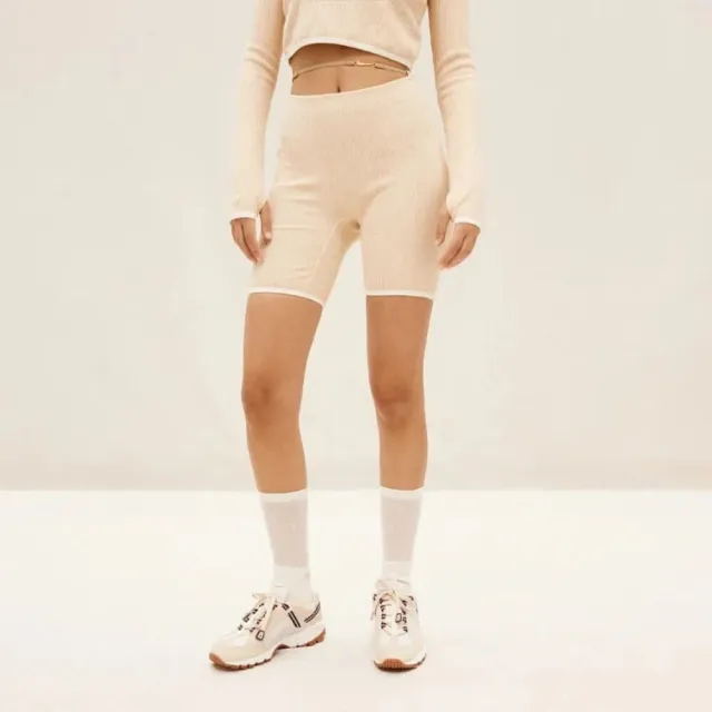 【NIKE 耐吉】Nike x Jacquemus Shorts 女款 短褲 米色 合身 DN3219-219