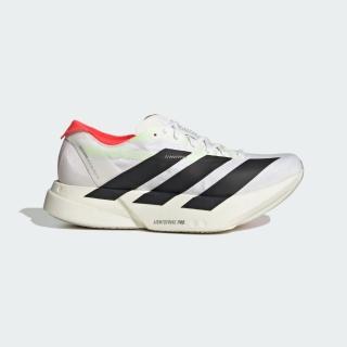 【adidas 愛迪達】慢跑鞋 女鞋 運動鞋 緩震 長跑 ADIZERO ADIOS PRO 4 W 白黑 JR1163