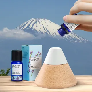 【愛爾蘭-自然之事】Mt. Fuji 雪山造型原木擴香石 無水擴香(車用香氛/辦公/無線)