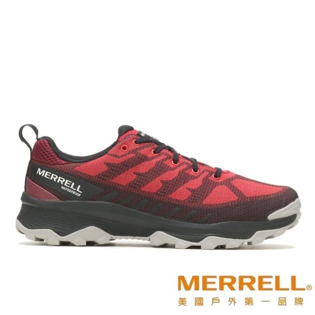 【MERRELL】SPEED ECO WATERPROOF 防水登山健行鞋 男款 紅色(ML037001)