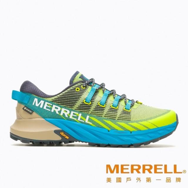 【MERRELL】AGILITY PEAK 4 GORE-TEX 越野跑鞋 男款 藍色(ML037145)