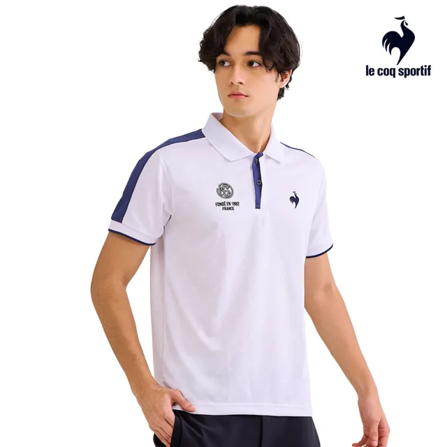 【LE COQ SPORTIF 公雞】吸濕排汗短袖POLO衫 男女款-5色-LWV21341_LWV22341