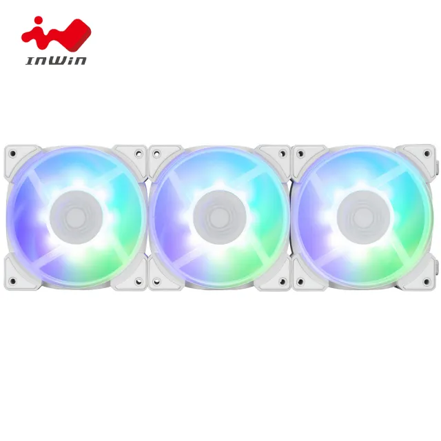 【InWin 迎廣】LYNX LN120P 白色 ARGB風扇 3顆裝組(LN系列)