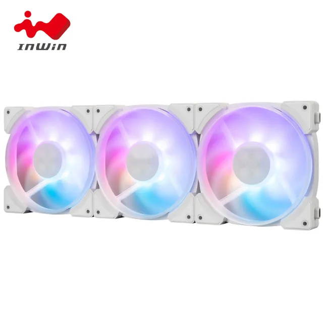 【InWin 迎廣】LYNX LN140 白色 ARGB風扇 3顆裝組(LN系列)