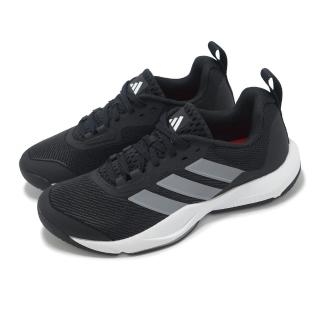【adidas 愛迪達】訓練鞋 Rapidmove 2 Trainer W 女鞋 黑 灰 緩震 運動鞋 愛迪達(IH5256)