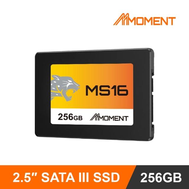 【Moment】MS16 256GB2.5吋 SATAIII SSD 固態硬碟(2.5吋 SATAIII SSD)