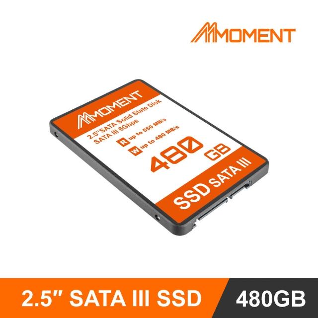 【Moment】SSD SATA III 480G 固態硬碟(SATA III 480G)