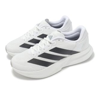 【adidas 愛迪達】慢跑鞋 Duramo Speed 2 M 男鞋 白 黑 緩衝 輕量 運動鞋 愛迪達(IH8206)