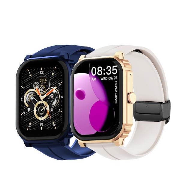 【Ergotech 人因科技】ERGOLINK SW210 2.01吋5ATM游泳心率血氧藍牙通話腕錶(智慧手錶/通話手錶/游泳手錶)