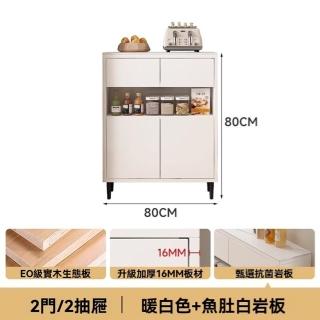 【顧家家居】20公分超薄餐邊櫃-80×80公分(操作櫃/操作檯/收納櫃/儲物櫃/餐櫃/預售15天)