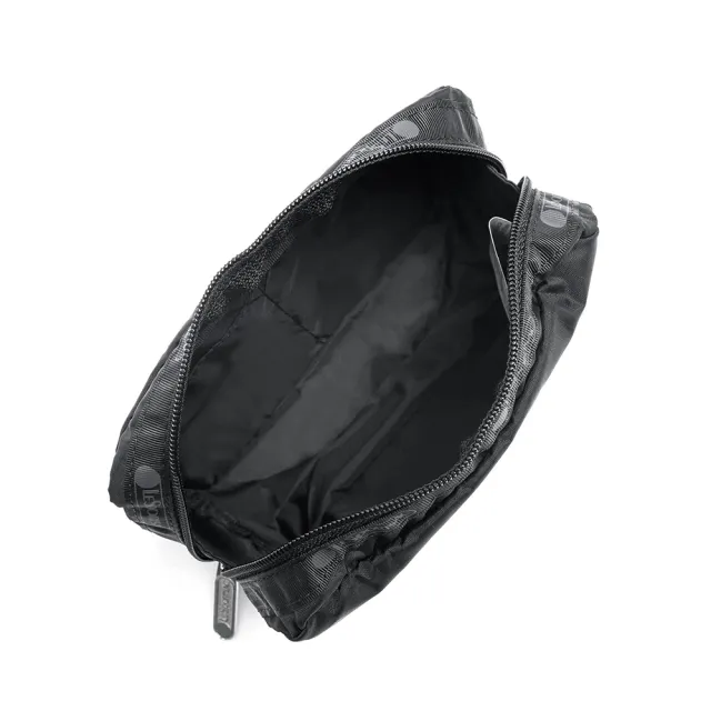 【Lesportsac】Rectangular Cosmetic 長形化妝包 收納包 送禮 禮物 推薦 女包(永恆黑)