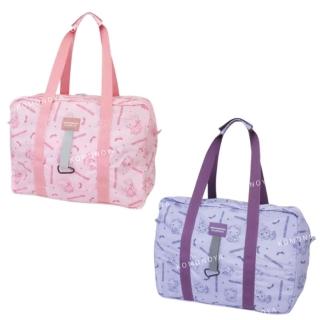 【小禮堂】Sanrio 三麗鷗 大集合 折疊行李袋 表情款(平輸品)