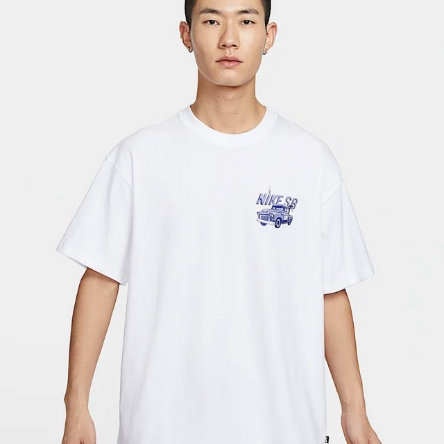 【NIKE 耐吉】短袖上衣 運動上衣 T恤 男款 AS U NK SB TEE M90 OC TOW 白色(HJ0821100)