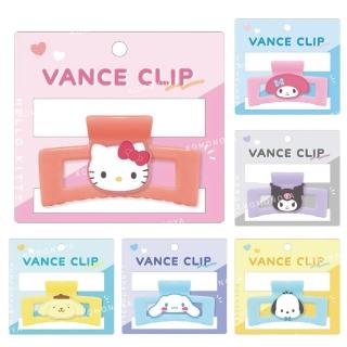 【小禮堂】Sanrio 三麗鷗 簍空鯊魚夾 大臉款 Kitty 美樂蒂 酷洛米 布丁狗 大耳狗 帕恰狗(平輸品