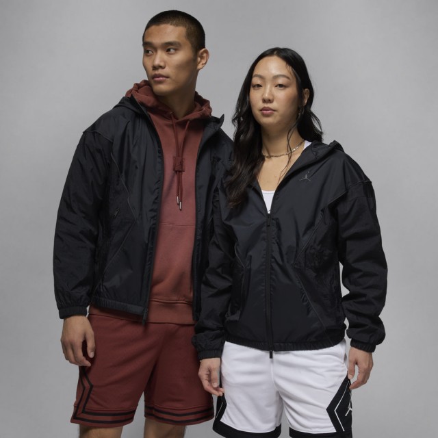 【NIKE 耐吉】連帽外套 休閒 運動 喬丹 男款 AS M J BRK DRAFT JKT 黑色(HF9334010)