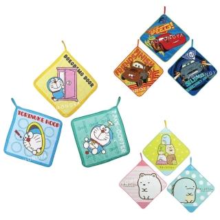 【小禮堂】純棉擦手巾3入組 CARS 角落生物 哆啦A夢(平輸品)