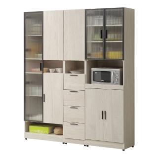 【唯熙傢俱】貝諾年輪白5.6尺電器櫃(餐廳 餐櫃 電器櫃 多用途餐櫃 收納櫃 置物櫃 碗盤櫃)