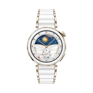 【HUAWEI 華為】WATCH GT5 Pro GPS 42mm 健康運動智慧手錶(陶瓷白)