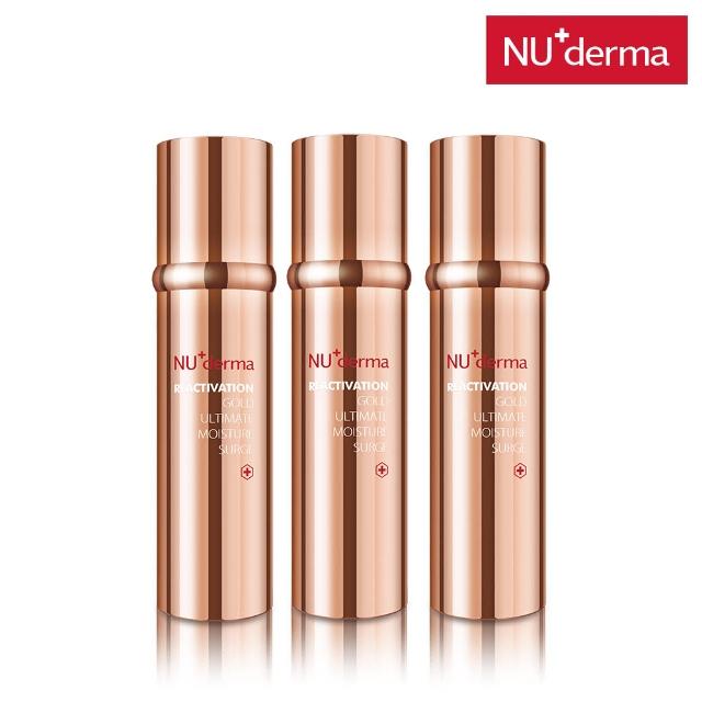 【NU+derma 新德曼】金采賦活保濕海神霜 100mL /3入(高效保濕/修護精華霜)