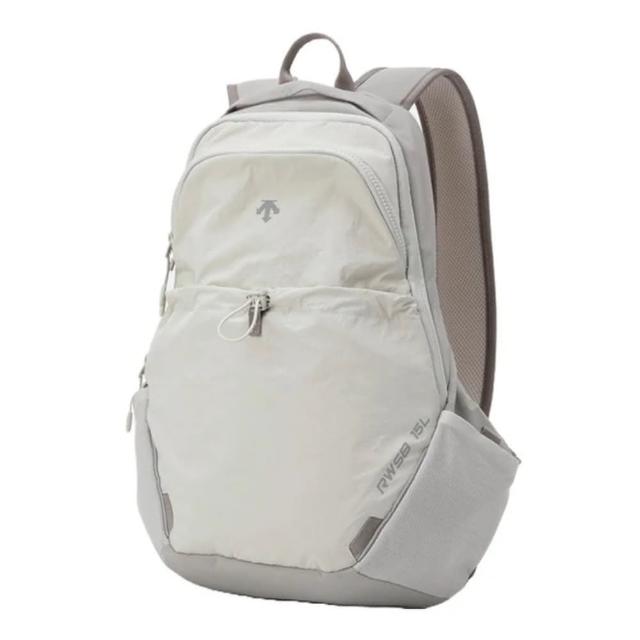 【DESCENTE】RWSB LIGHT WEIGHT RUNNING BACKPACK 中性 後背包(米色/黑色)