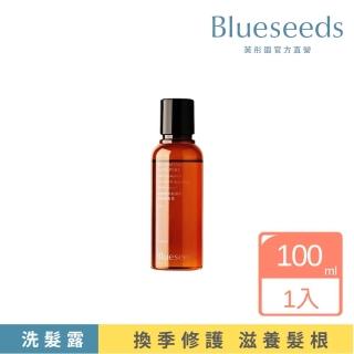 【Blueseeds 芙彤園】尤加利葉茶樹薄荷均衡洗髮露 100ml(滋養髮根 維持秀髮豐盈 零化學成份)