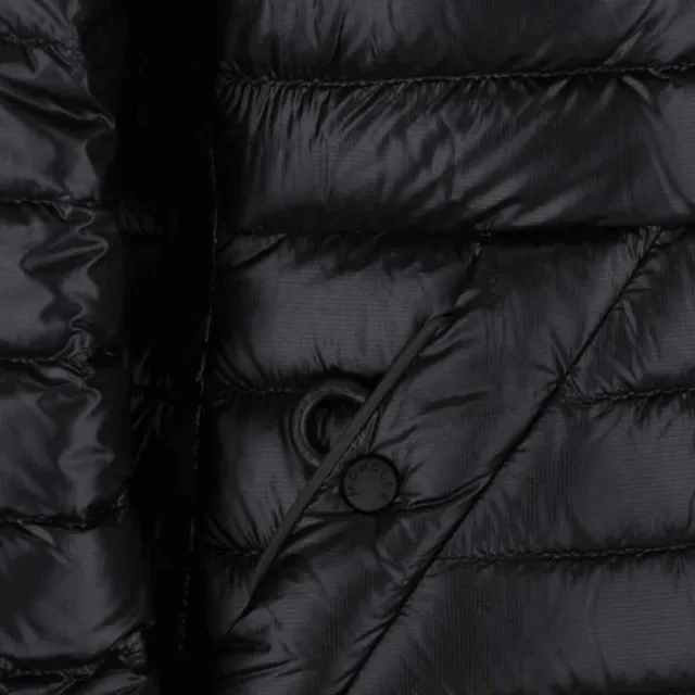 【MONCLER】女款 KARURA 二合一連帽羽絨外套/背心-黑色(0號USA-XS、1號USA-S、2號USA-M、3號USA-L)