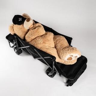 【KENLUCK】Wagon Maxi 多功能折疊手拉推車(雙開設計 載運超長型物品 可躺可坐)