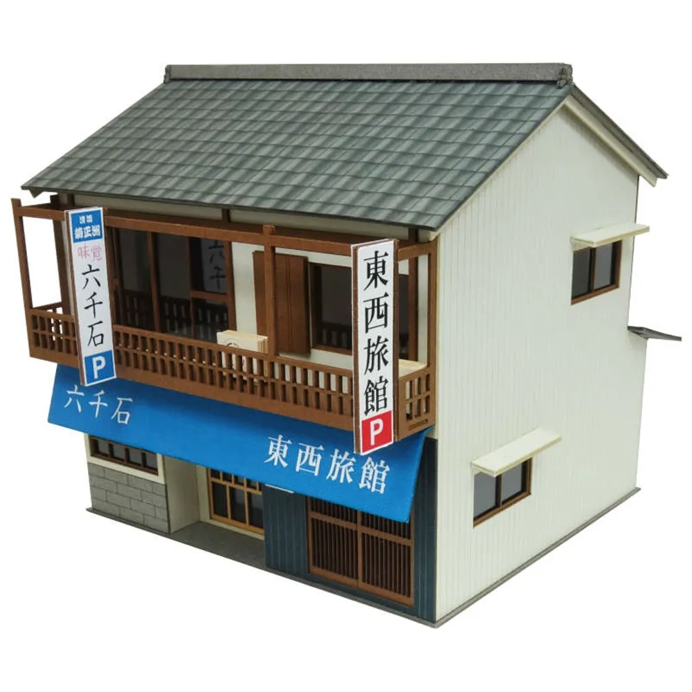 【ArtLife 藝術生活】MK05-60  民宿 S:1/87・80(日本 sankei 微縮藝術精品 紙模 DIY 交換禮物)