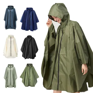 【YUNMI】贈收納袋 全罩式斗篷雨衣 機車雨衣 連身雨衣 披風雨衣 騎車雨衣 雨披 速乾成人騎行雨衣