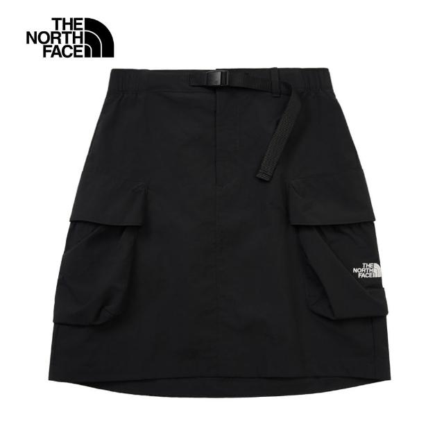 【The North Face 官方旗艦】北面女款黑色WindWall防風短裙｜8C10JK3
