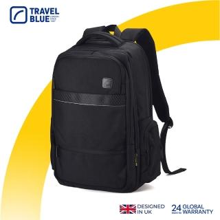 【Travel Blue 藍旅】豪華款 商務揹包-黑 後揹包/筆電包/防水電腦包/雙肩包/大容量揹包 TB3030