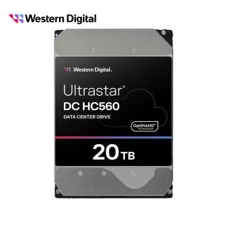 【WD 威騰】送 DDR5 8GB 記憶體 ★ Ultrastar DC HC560 20TB 3.5吋 7500轉 512MB 企業級 內接硬碟(0F38785)