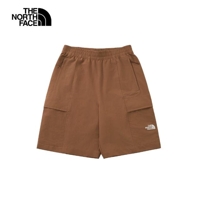 【The North Face 官方旗艦】北面男款棕色DWR防潑水短褲｜87UZ6IH