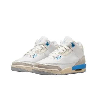 【NIKE 耐吉】Air Jordan 3 Lucky Shorts 幸運短褲 白藍 GS AJ3 運動鞋 休閒鞋 大童鞋 DM0967-101