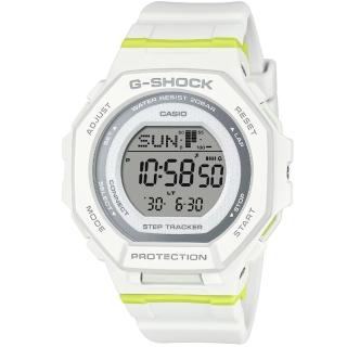 【CASIO 卡西歐】卡西歐G-SHOCK WOMAN計步藍芽電子錶-白(GMD-B300SC-7 臺灣公司貨)