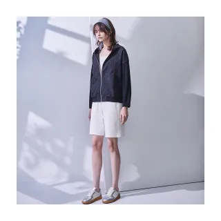 【Diffa】口袋車線設計涼感短褲-女